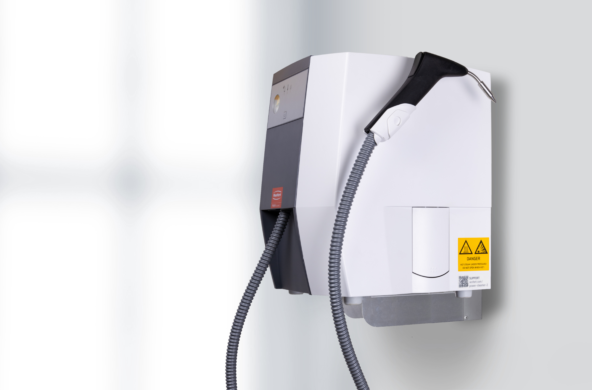 Power steamer Wandhalterung