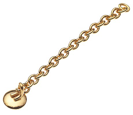 Zugkette 24 Karat vergoldet